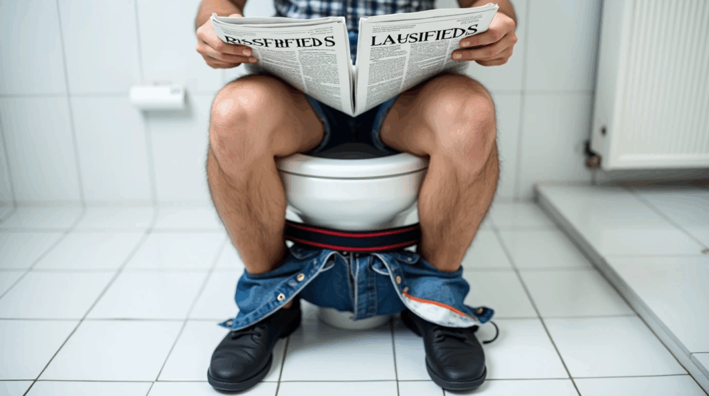 het toilet