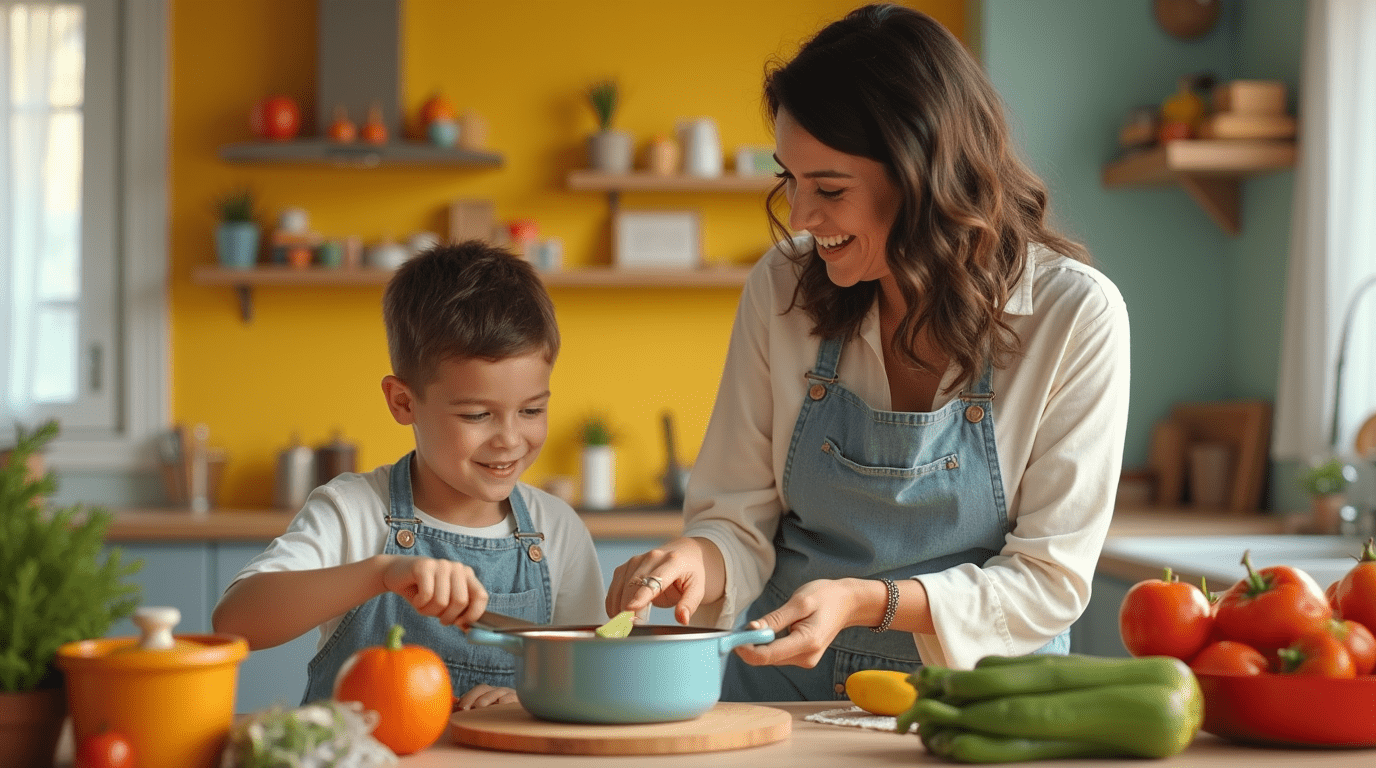 Moeder wordt bekritiseerd omdat ze zoontje uitlegt dat huishoudelijk werk ook voor jongens is
