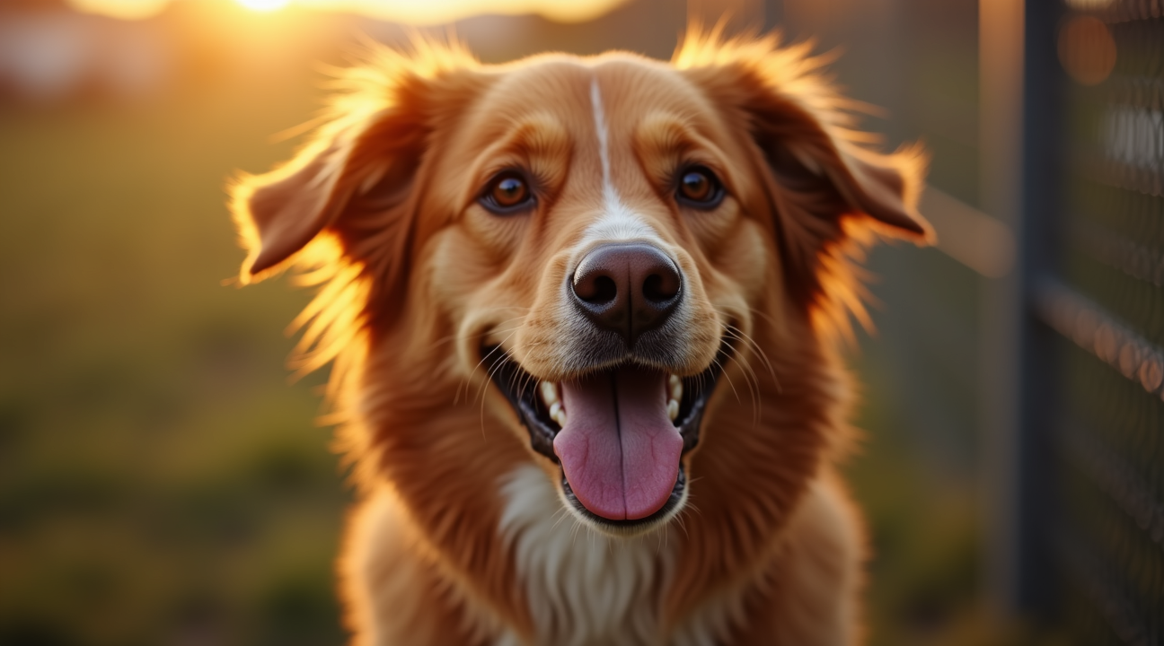 Mishandeld en alleen na 468 dagen in asiel vindt hond eindelijk zijn droomhuis