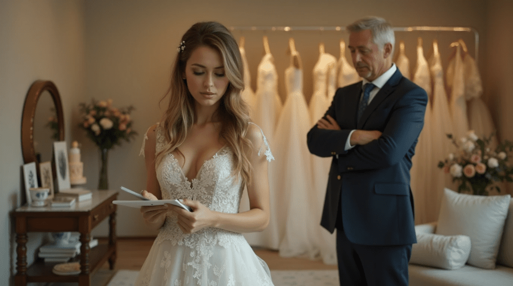 betalen  voor bruiloft