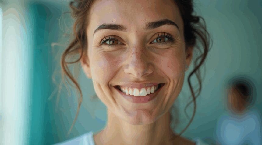 Vrouw die verminkt raakte door hondenaanval laat resultaat van reconstructieve operatie zien