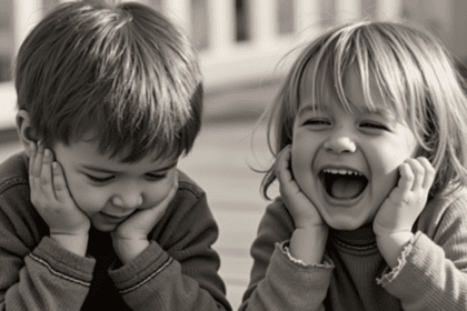 Volgens de wetenschap is het jongste kind in het gezin het grappigst.