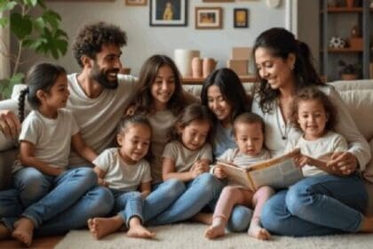 Moeder adopteert kinderen van overleden buurvrouw dan klopt cameraploeg op de deur