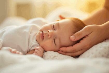 De moeder laat haar baby in minder dan 1 minuut in slaap vallen met deze techniek. Geweldig!