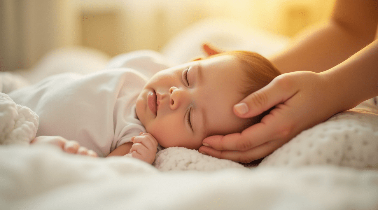 De moeder laat haar baby in minder dan 1 minuut in slaap vallen met deze techniek. Geweldig!