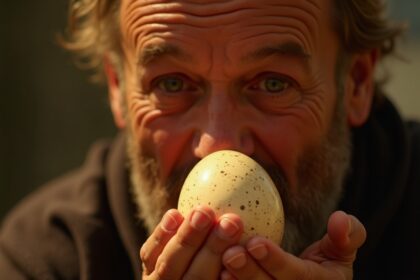 Man vindt mysterieus ei op de stoep: Besluit het uit te broeden! Deelt resultaat