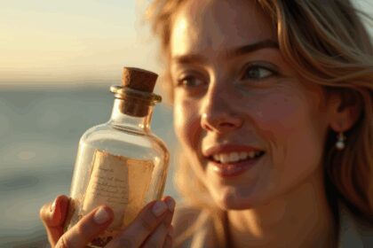 Meisje krijgt flessenpost na 31 jaar beantwoordt met brief