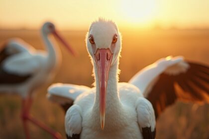 Ooievaar vliegt bijna twintig jaar lang elk jaar 13.000 km om bij vleugellamme zielsverwant te zijn