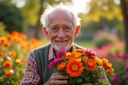 Opa (94) kweekt alle bloemen voor bruiloft van kleindochter