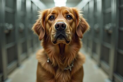 Verontwaardigde hond reageert hilarisch als baasje hem na vakantie ophaalt bij opvang