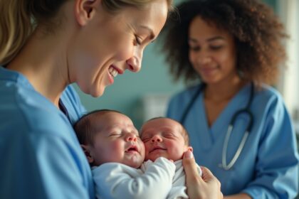 Verpleegster NICU adopteert tienermoeder en haar drieling