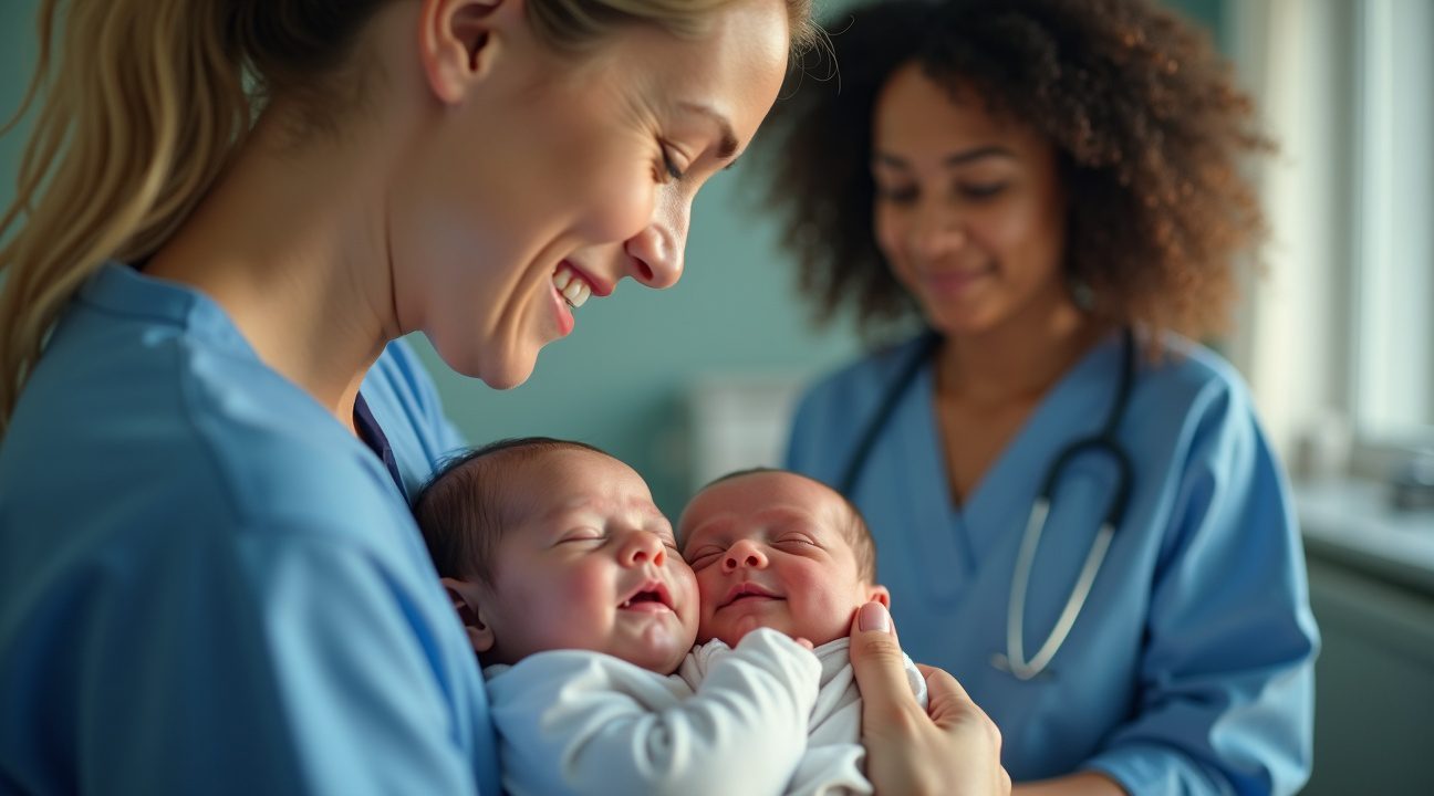 Verpleegster NICU adopteert tienermoeder en haar drieling