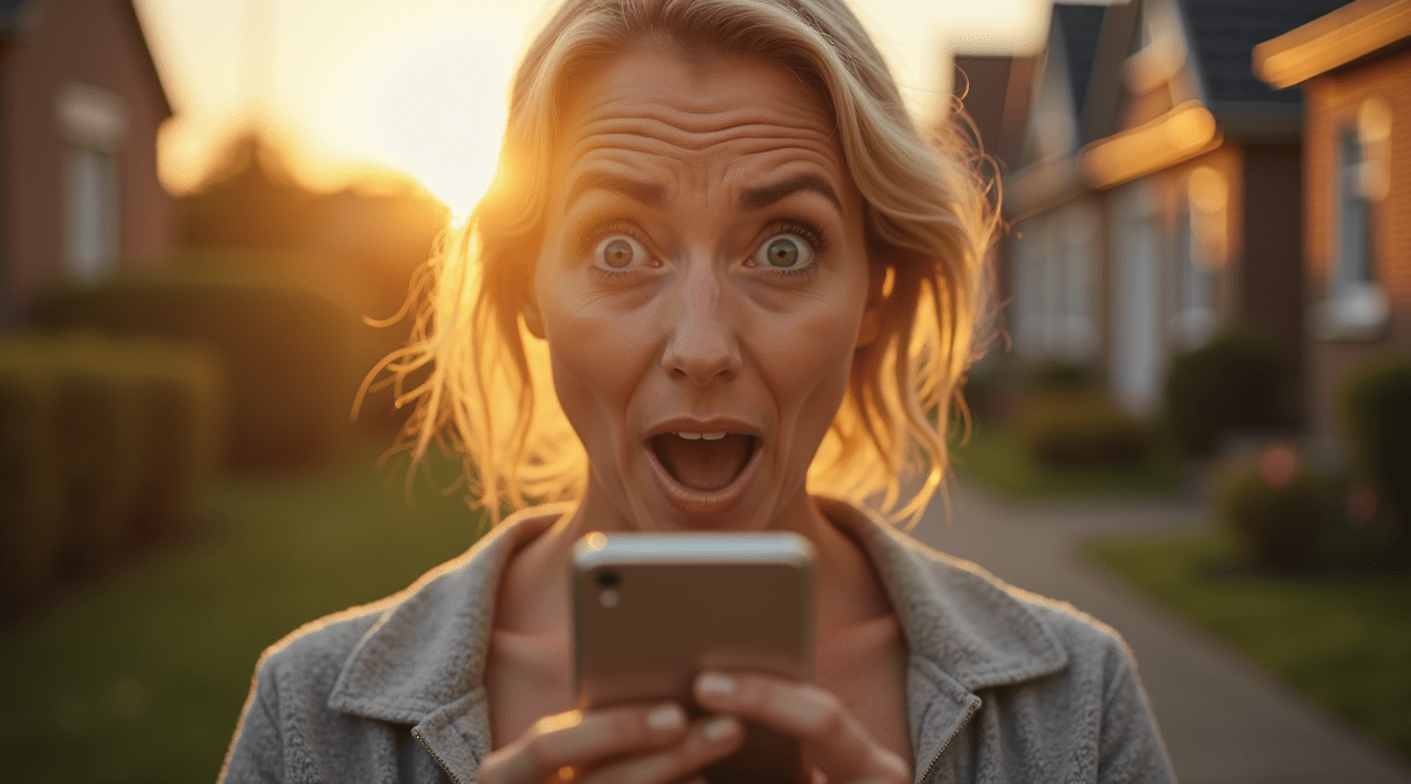 Vreemde neemt foto van gezin dat samen ijsje eet – krijgt dagen later een bericht dat alles verandert