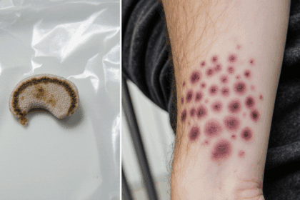 Tiener heeft brandende rode plek op pols - Moeder ontdekt dat het van een dodelijke rups komt