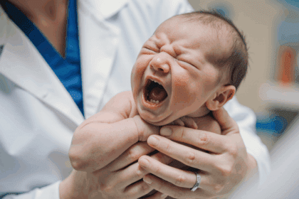 Baby kan niet stoppen met huilen. Dan laat dokter trucje zien die alle ouders zouden moeten leren