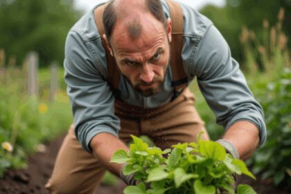 hovenier is klaar met wanbetalers en trekt gewoon de tuin weer leeg