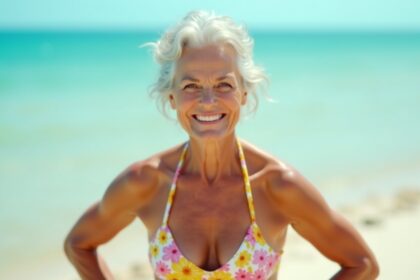 ik ben een lichaamsbewuste oma van in de tachtig je bent nooit te oud om een bikini te dragen