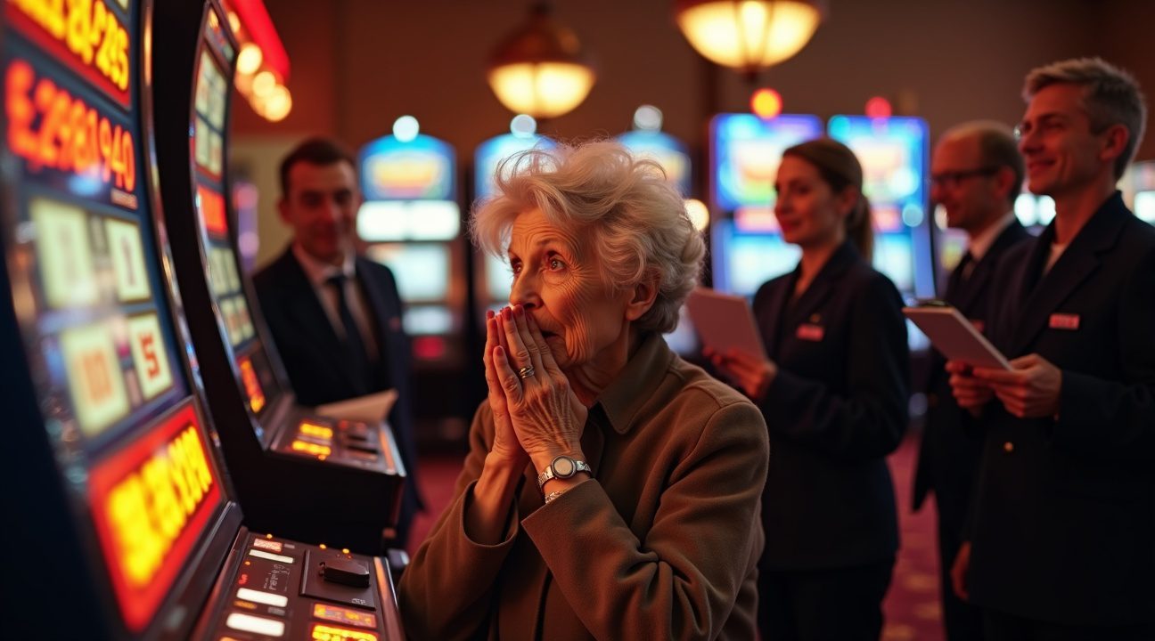 Vrouw (76) loopt casino binnen om te schuilen voor de regen, even later loopt ze als miljonair naar buiten Nieuw(e) Titel