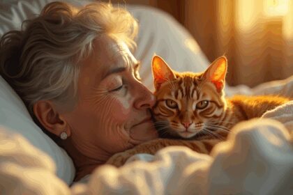 kat weigert bed te verlaten van stervende oma die haar opvoedde video/