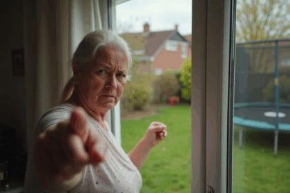mijn buren weigeren om de trampoline uit hun tuin te halen omdat ik er overlast van heb