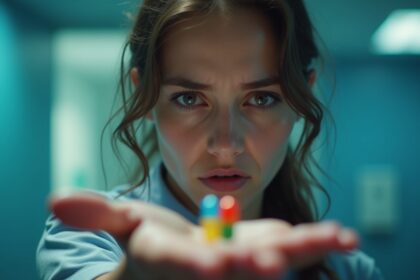 10 maanden oude baby in com omdat hij in wascapsule beet