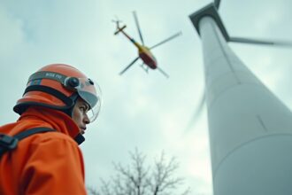 Man (29) bevrijd uit tandwielen van Belgische windturbine op 100 meter hoogte