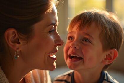 Moeder huilt tranen van vreugde als autistische zoon (7) voor het eerst spreekt