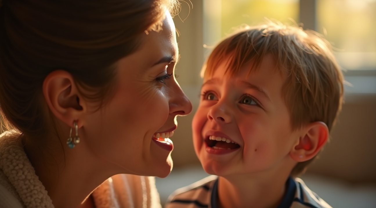 Moeder huilt tranen van vreugde als autistische zoon (7) voor het eerst spreekt