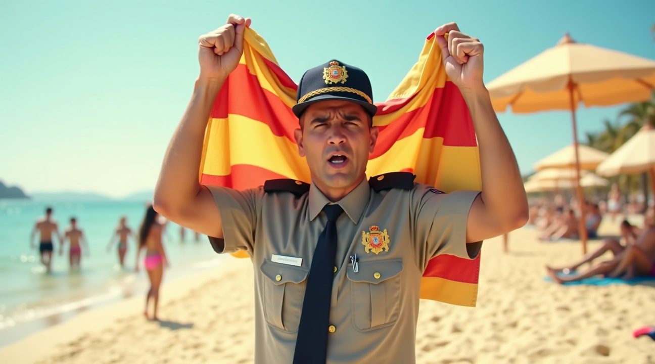 Nu ook al plekken op strand gereserveerd met handdoek, maar dat laat populaire Spaanse plaats niet zomaar gebeuren