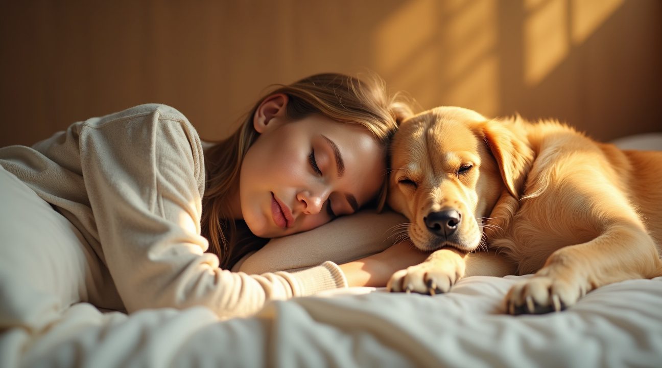 Slaap je met je hond? Dít zegt z'n slaaphouding over hoe hij zich voelt