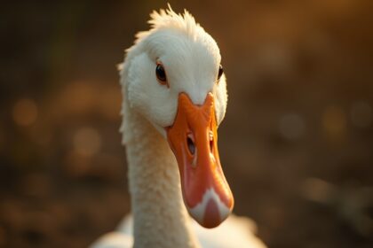 Trouwe gans vindt weg terug naar huis nadat hij door vos is gegrepen