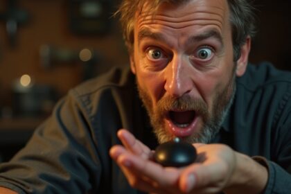 Verbijsterde man komt erachter dat muis elke avond zijn ijzerwaren opruimt