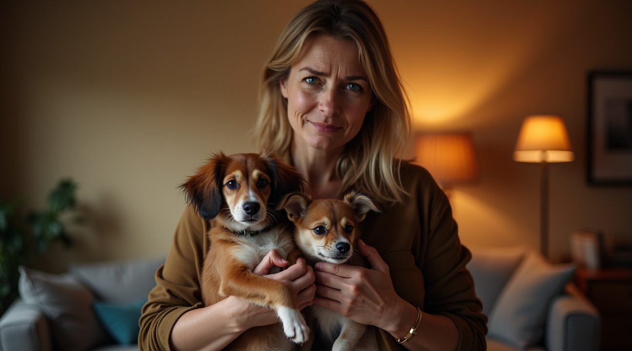 Vrouw krijgt ultimatum van haar man: Honden eruit of ik eruit!