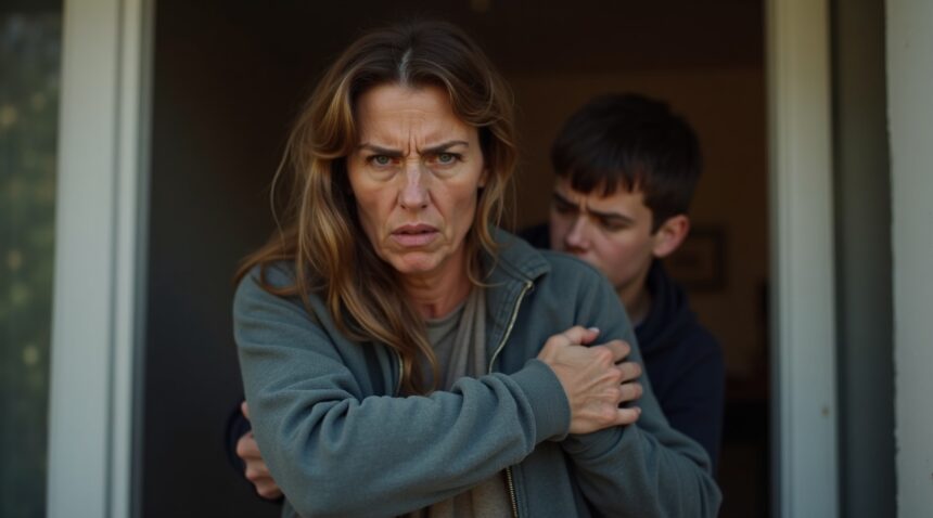 alleenstaande moeder sleept zoon mee naar huis van meisje dat hij dik en lelijk noemde