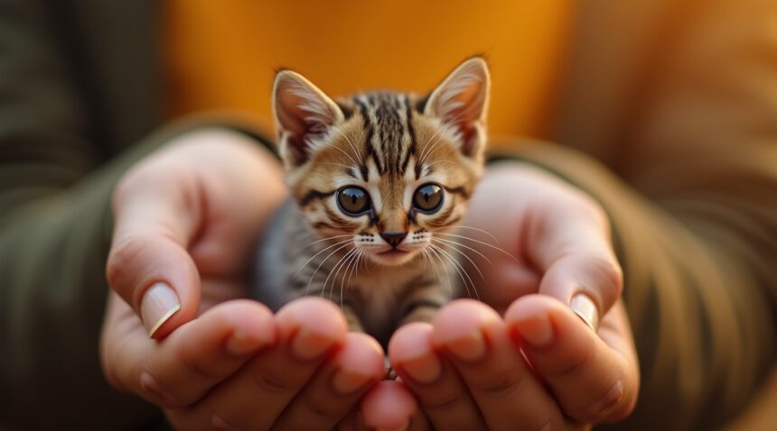 dit is de kleinste katachtige van de wereld en weegt slechts anderhalve kilo