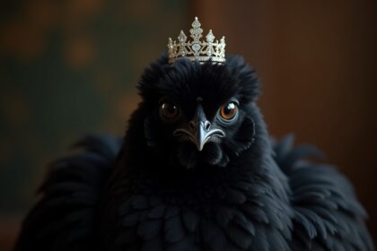 gothic kip wordt de mooiste kip ter wereld genoemd