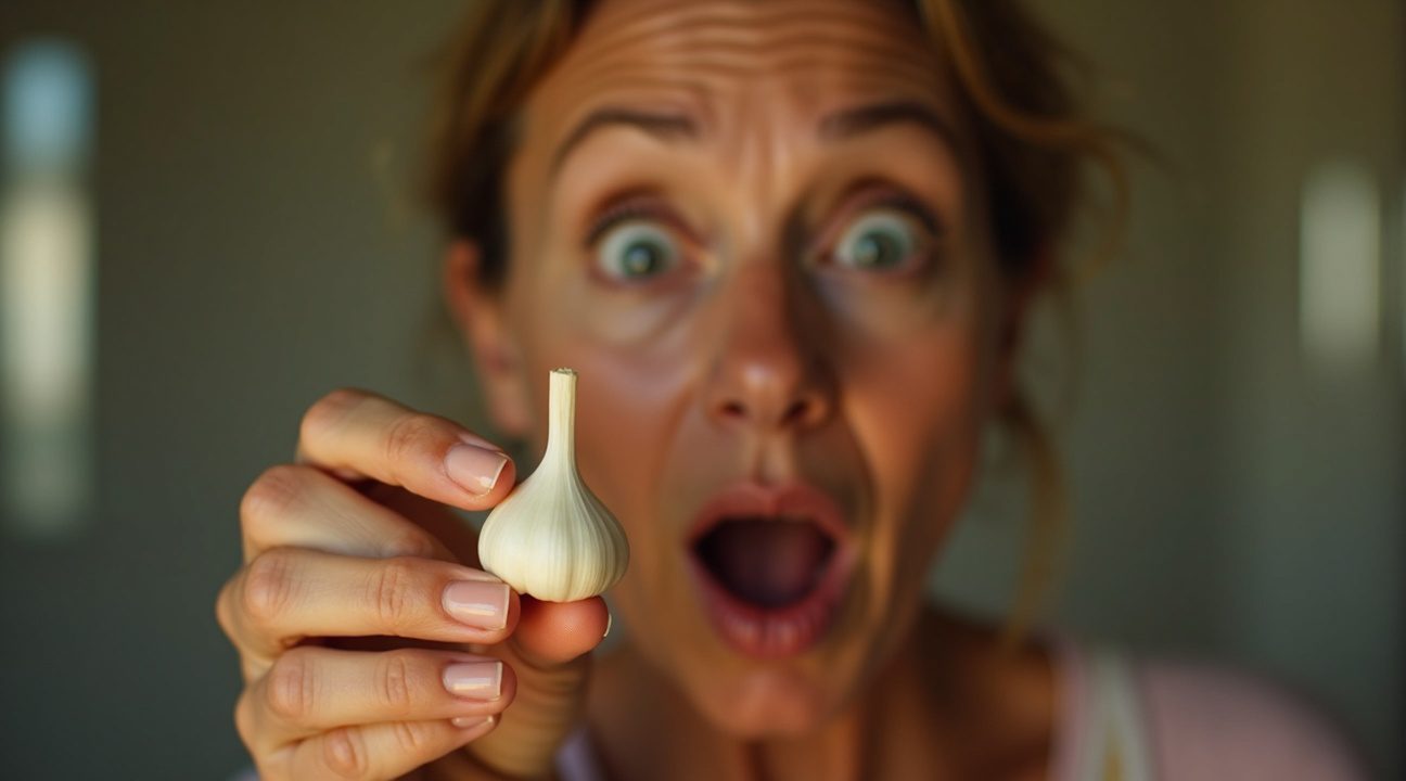 gouden tip plaats hierom een teentje knoflook in de wc voordat je naar bed gaat