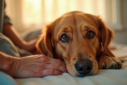 hond weigert stervende baasje alleen achter te laten en ze overlijden een paar uur na elkaar