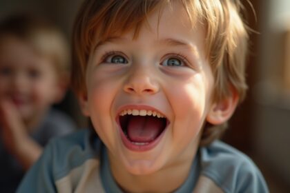 jongetje zingt dagelijks voor zijn broertje en kleintje vindt het geweldig