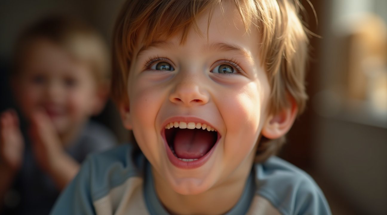 jongetje zingt dagelijks voor zijn broertje en kleintje vindt het geweldig