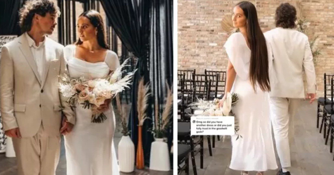 Bruid geeft minder dan acht euro uit aan trouwjurk ik voelde me nog steeds een prinses op mijn dag