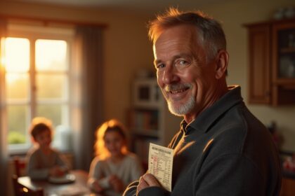 man wint 20 miljoen euro in loterij maar houdt het geheim voor zijn kinderen