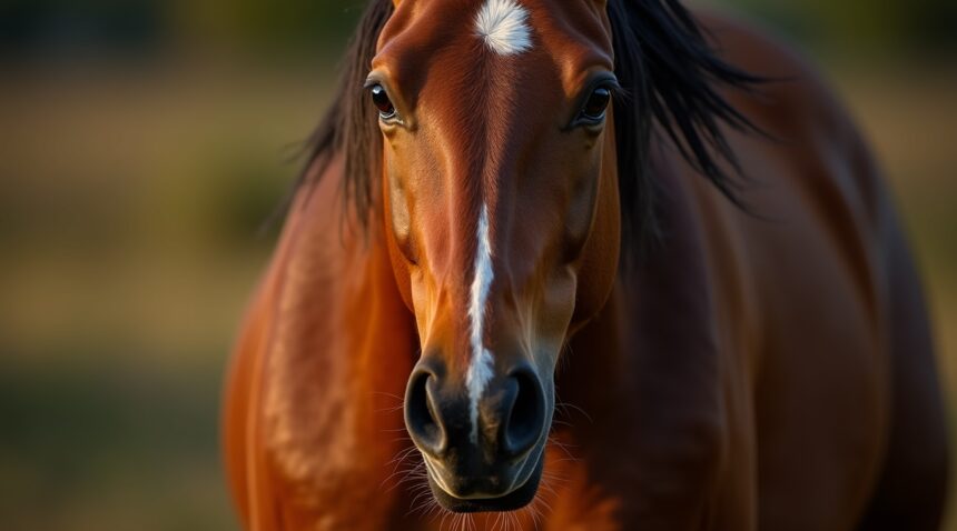 oud renpaard is op weg naar slachthuis totdat man iets op haar nek en benen ziet