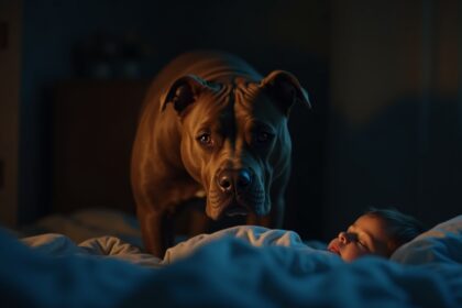 peuter krijgt epileptische aanval pitbull waarschuwt moeder midden in de nacht en redt zijn leven