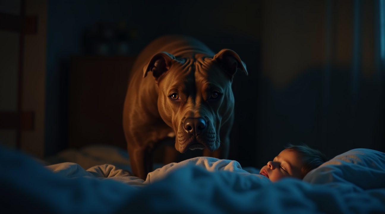 peuter krijgt epileptische aanval pitbull waarschuwt moeder midden in de nacht en redt zijn leven