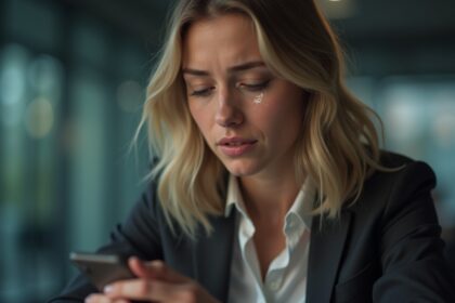 sophie 20 werd ontslagen omdat ze haar telefoon op werk gebruikte