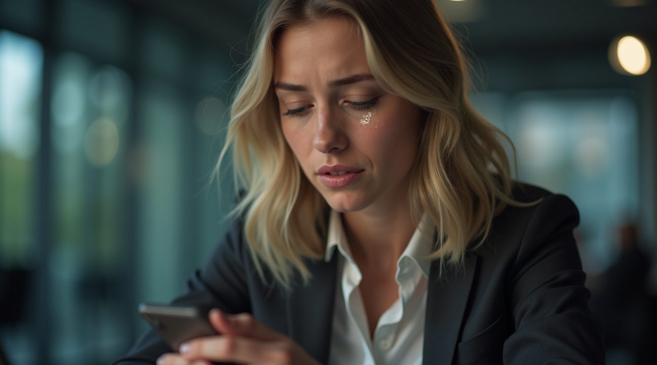 sophie 20 werd ontslagen omdat ze haar telefoon op werk gebruikte