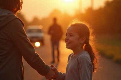 stel is alert en achtervolgt auto verdachte waardoor ze helpen elfjarig meisje te redden