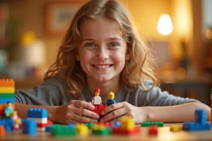 tiener richt goed doel op om lego te verzamelen om nieuwe sets aan kinderen te geven