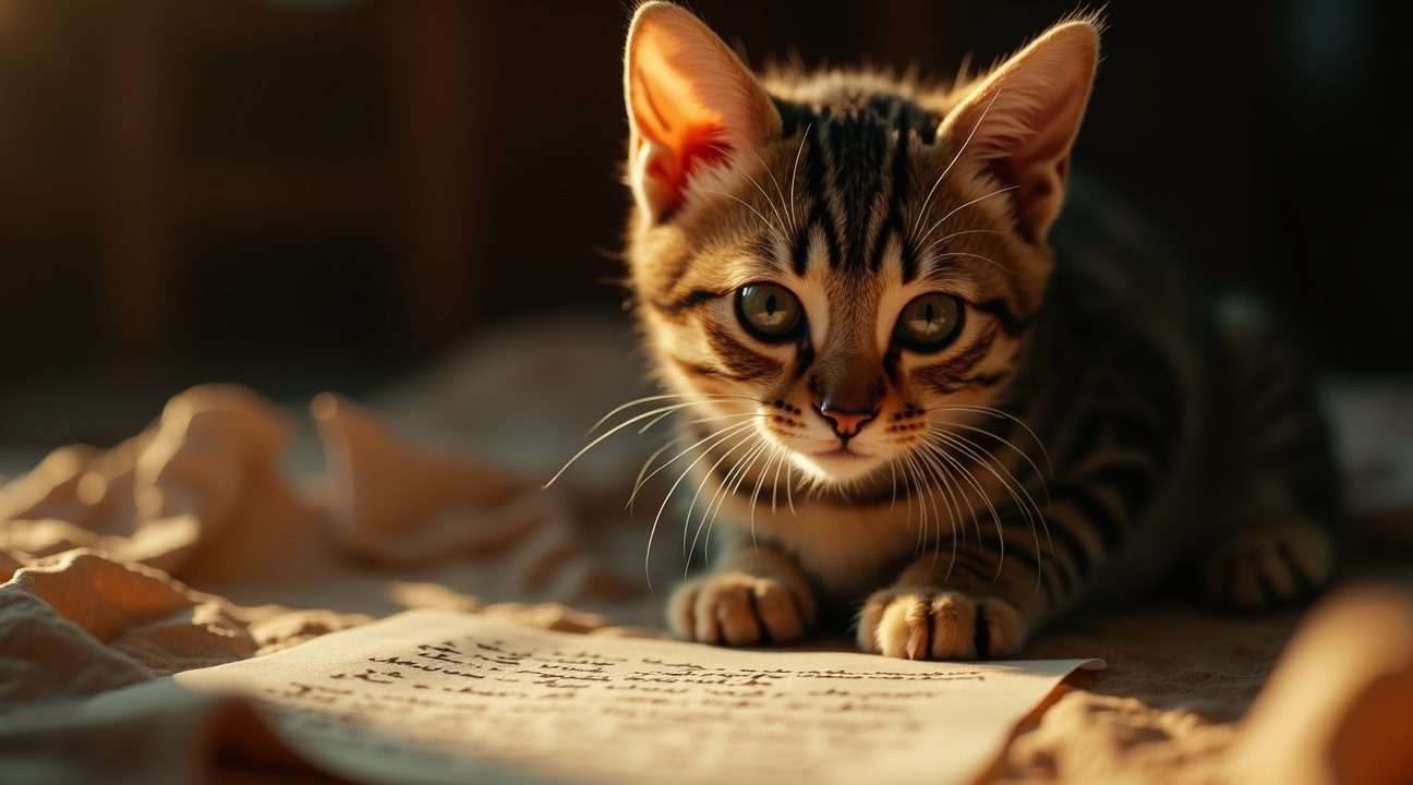 verlaten poes wordt met hartverscheurend briefje van voormalig baasje aangetroffen